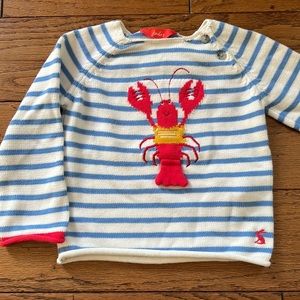 Joule stripe lobster sweater